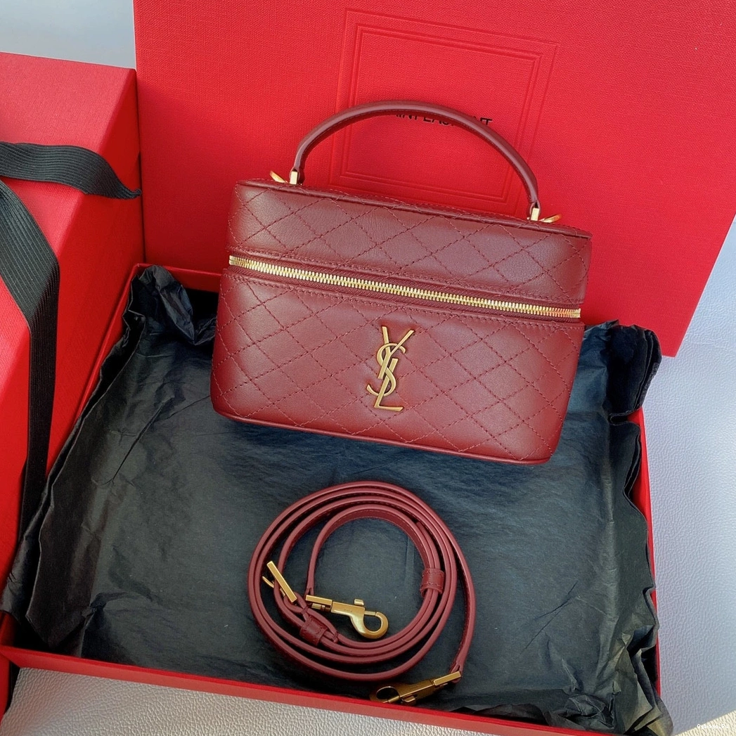 Gaby lambskin vanity in YSL bag 0721